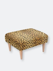 Leopard Print Footstool: image 1