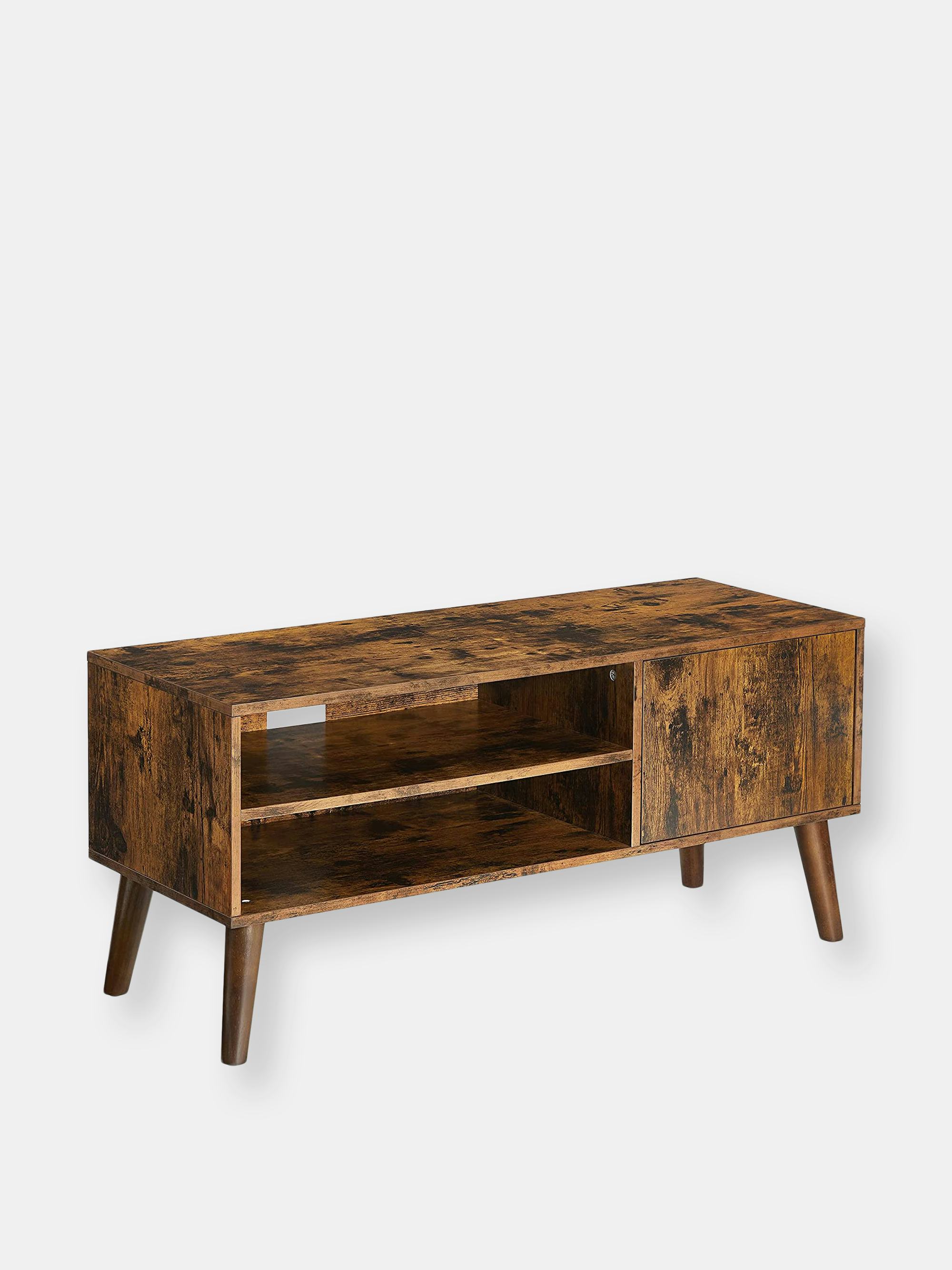 Vasagle Retro Tv Stand, Tv Console, Mid-century Modern Entertainment Center for Flat Screen Tv Cable...