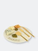 SHARE Marble Cheese Board with Gold Knives Set: additional image