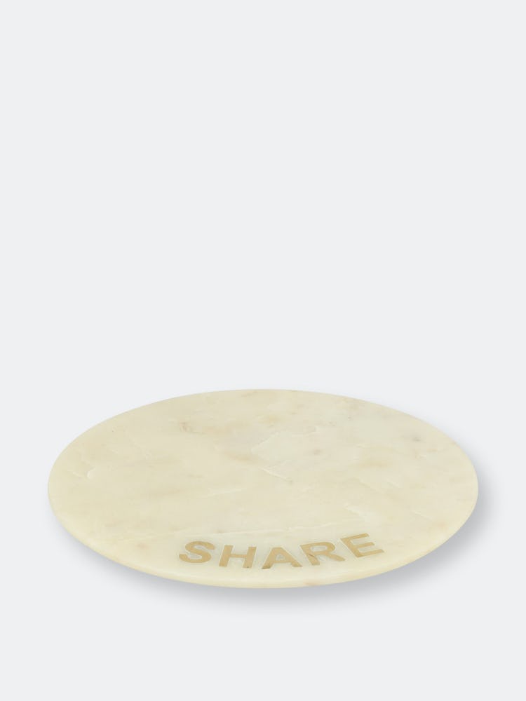 SHARE Marble Cheese Board with Gold Knives Set: additional image
