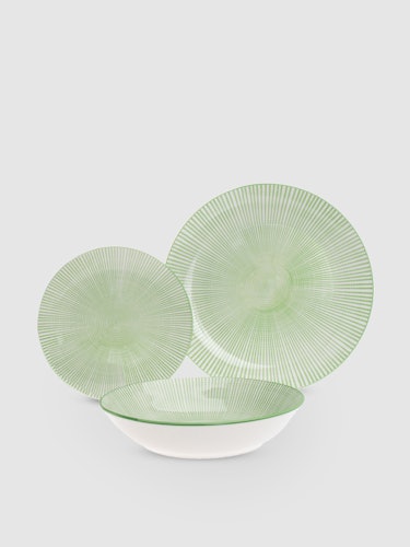 Kora Porcelain Dinnerware, Set of 12: image 1
