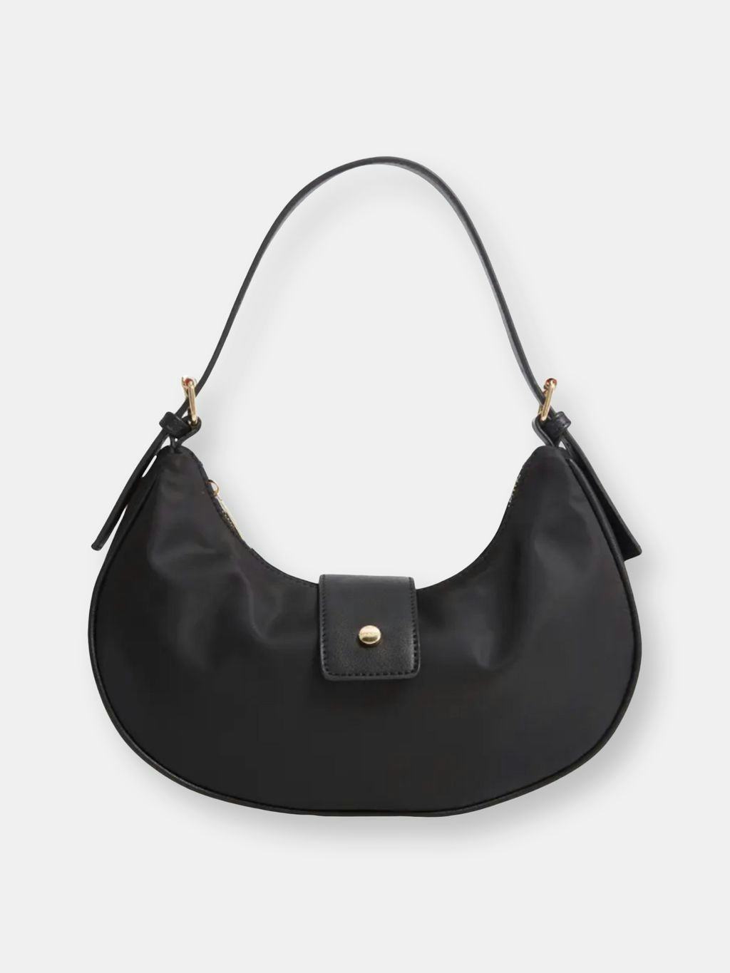 Flynn Nylon Hobo Baguette Bag: image 1