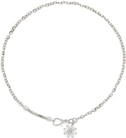 Silver Mini Flower Necklace: image 1