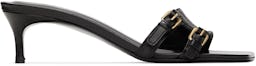 Black Roni Heeled Sandals: image 1