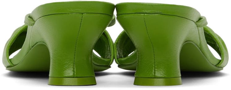 Green Freya Heeled Sandals: additional image