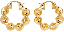 Gold Marta Hoop Earrings: image 1