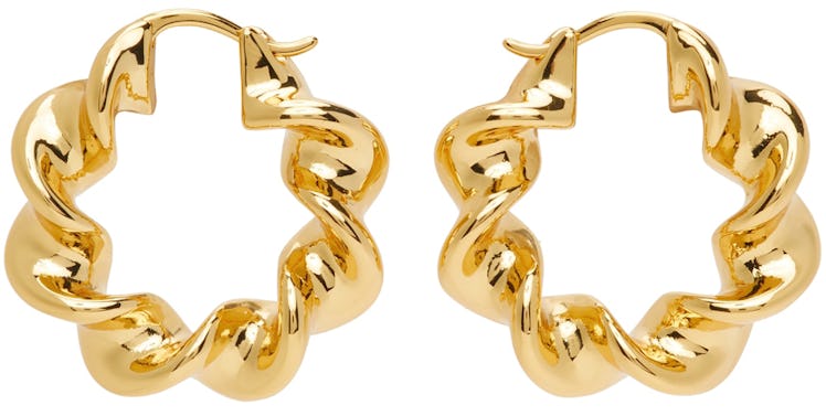 Gold Marta Hoop Earrings: image 1