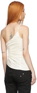 White Silk Tank Top: additional image