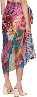 Multicolor Cotton Cover Up: additional image