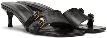 Black Roni Heeled Sandals: additional image