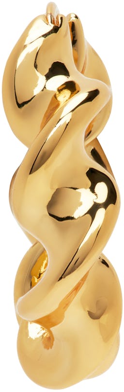 Gold Marta Hoop Earrings: additional image