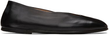 Black Spatolona Ballerina Flats: image 1