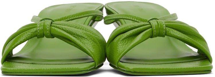 Green Freya Heeled Sandals: additional image