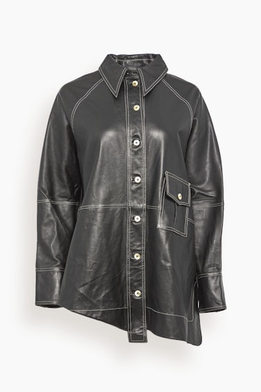 Leather Jacket in Black: image 1