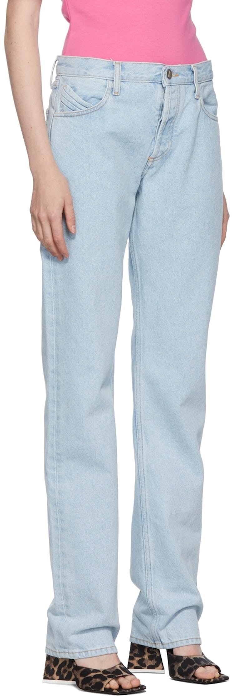 Blue Boyfriend Jeans: additional image