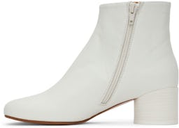 White Anatomic Ankle Boots: image 1