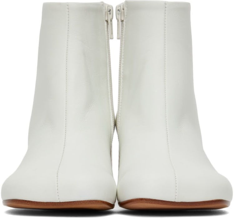 White Anatomic Ankle Boots: additional image