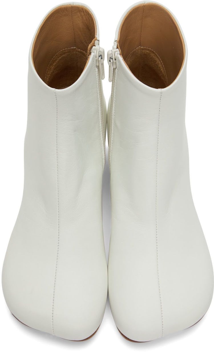 White Anatomic Ankle Boots: additional image