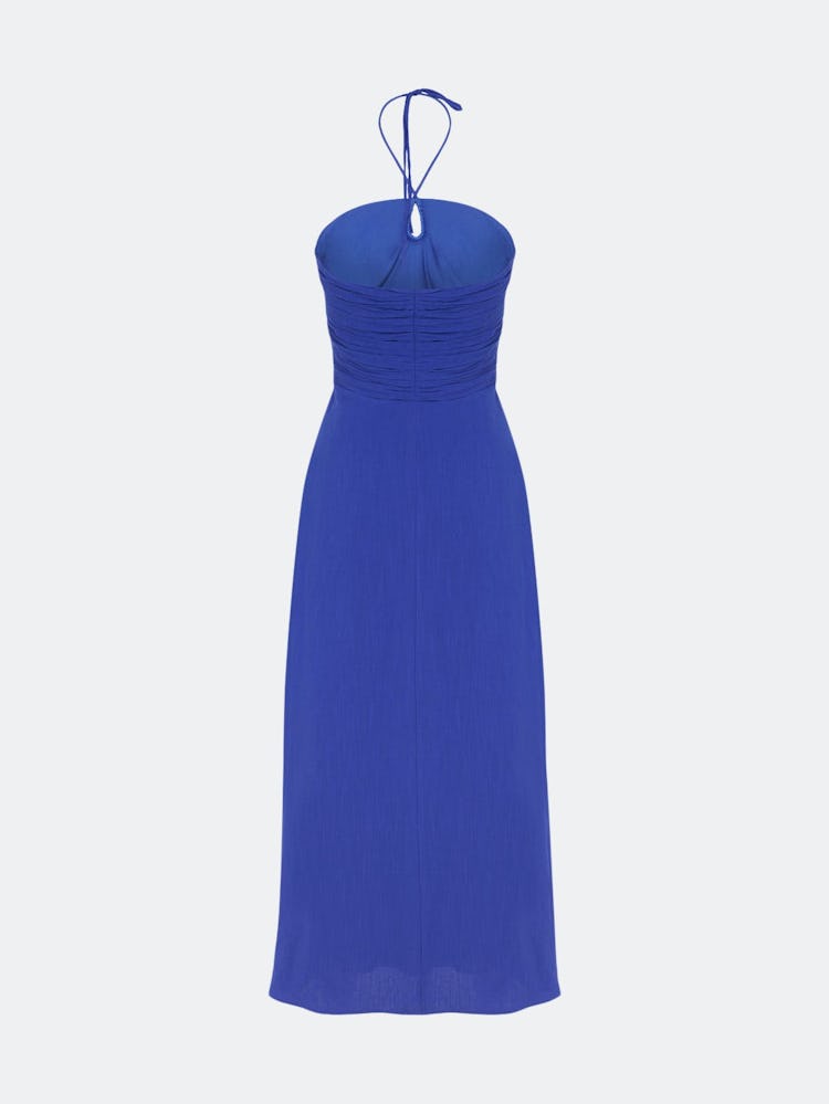 Draped Linen Dress: additional image