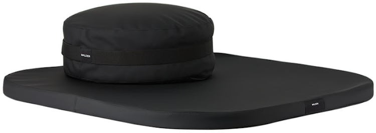 Black Meditation Cushion and Mat: additional image