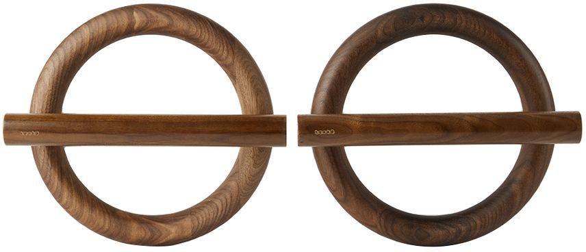 Walnut Push Up Bar: image 1