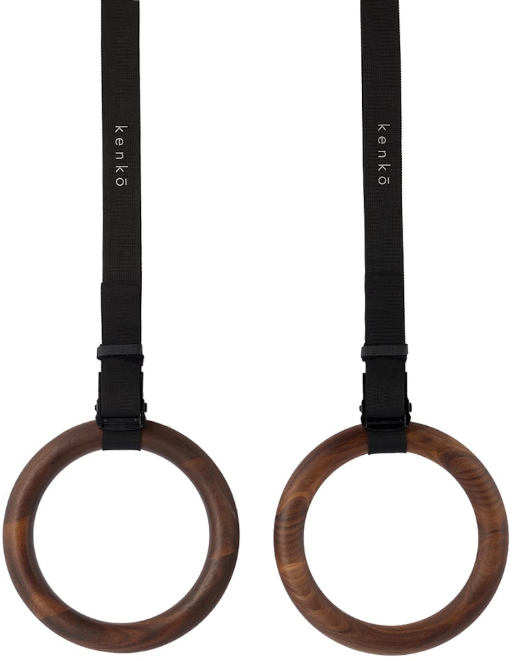 Brown Gym Rings: image 1