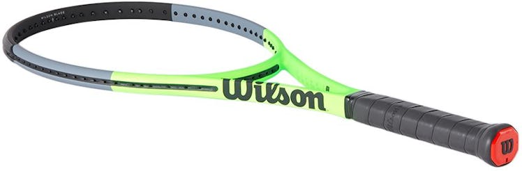 Green & Grey Blade 98 Version 7 Tennis Racket: image 1