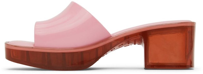 Pink Melissa Shape Sandals: additional image
