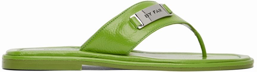 Green Zizi Sandals: image 1