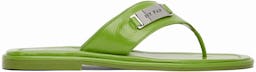 Green Zizi Sandals: image 1