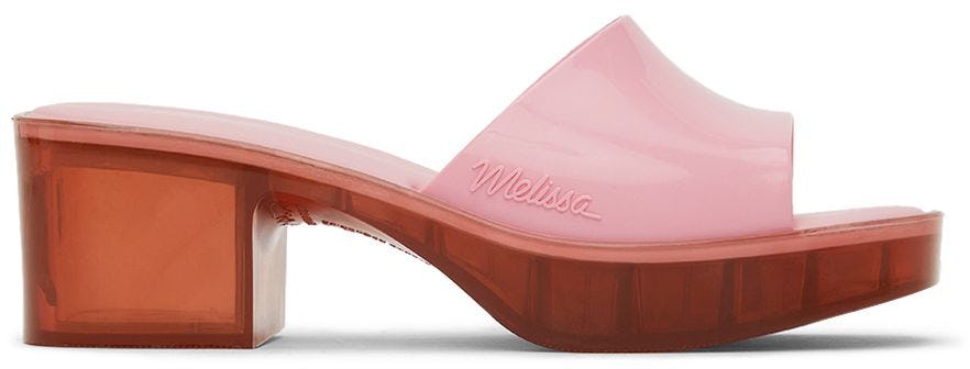 Pink Melissa Shape Sandals: image 1