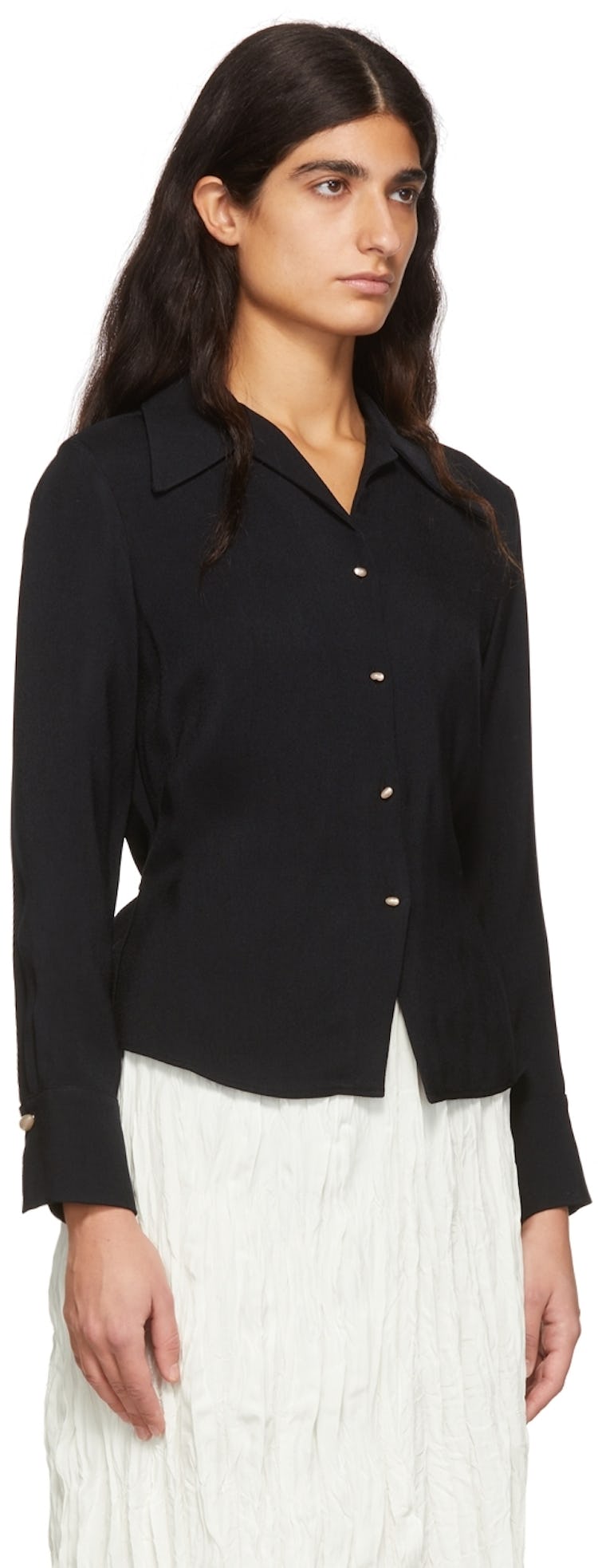 Black Rayon Shirt: additional image