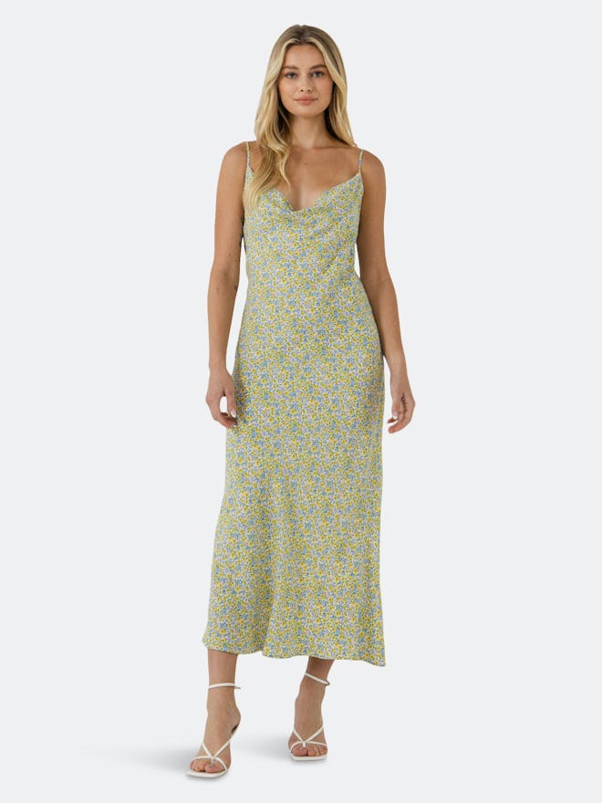 Floral Midi Dress: image 1