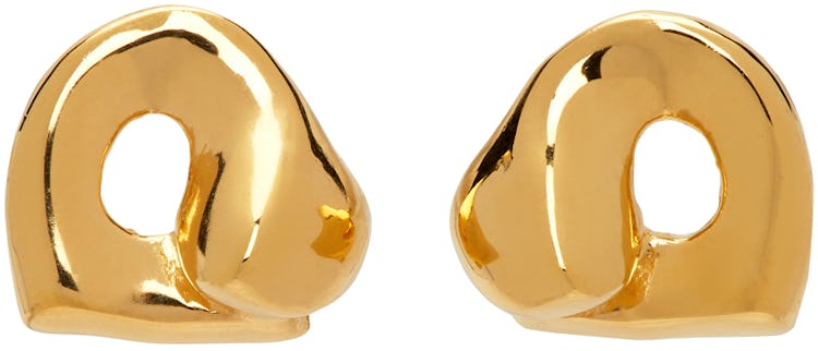 Gold Simone Bodmer Turner Edition Gertrude Stud Earrings: image 1