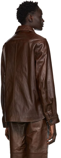 Brown Leather Jacket: additional image