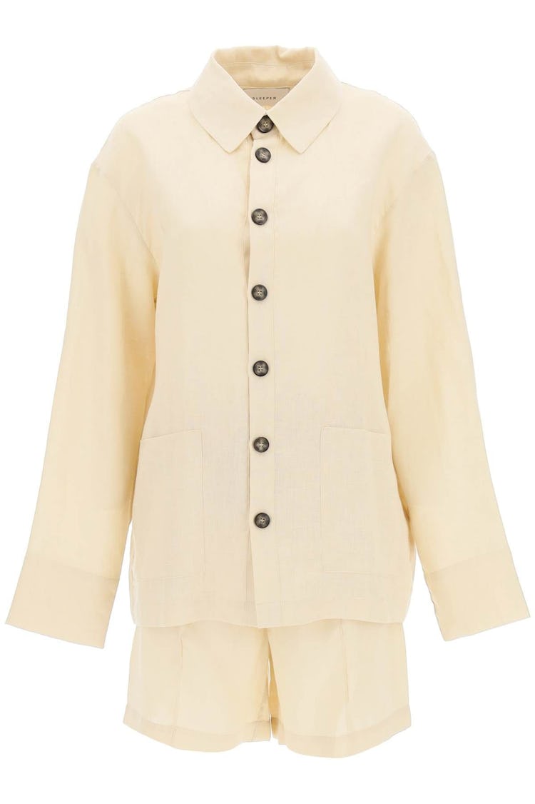 Sleeper Linen Pajama Set: image 1