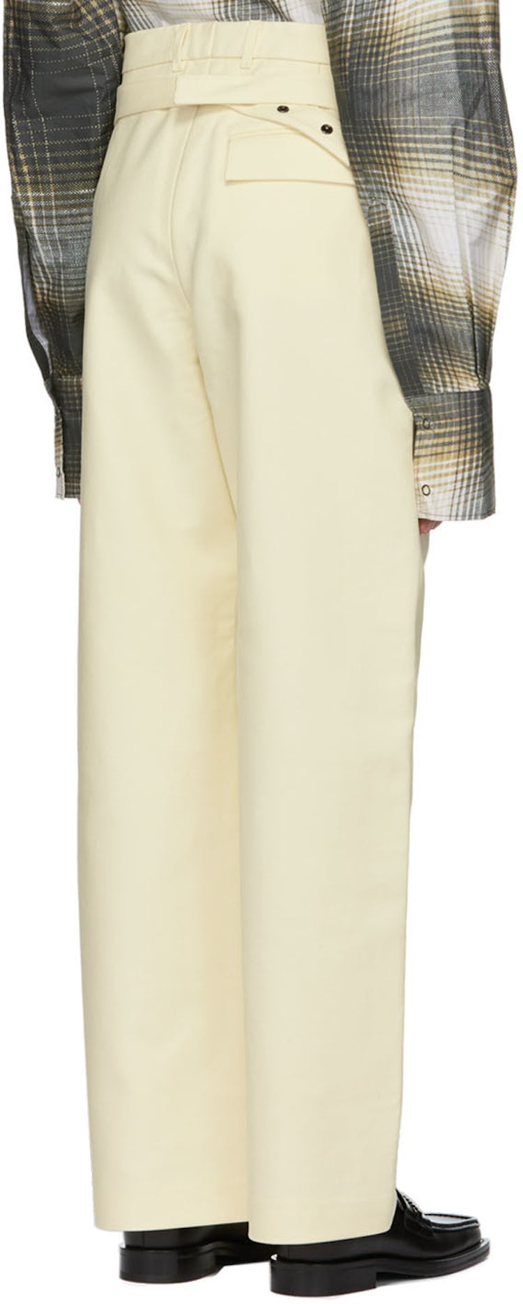 Off-White Cotton Trousers: additional image