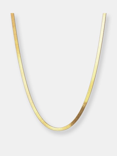 Herringbone Chain Necklace (16"): image 1