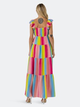 Ombre Stripe Maxi Dress: additional image