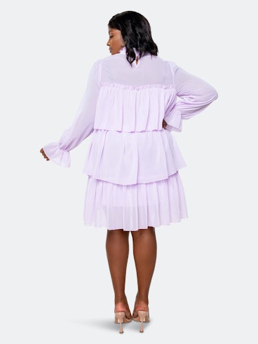 Tiered Mini Dress: additional image