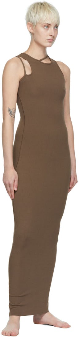 Brown Modal Maxi Dress: additional image
