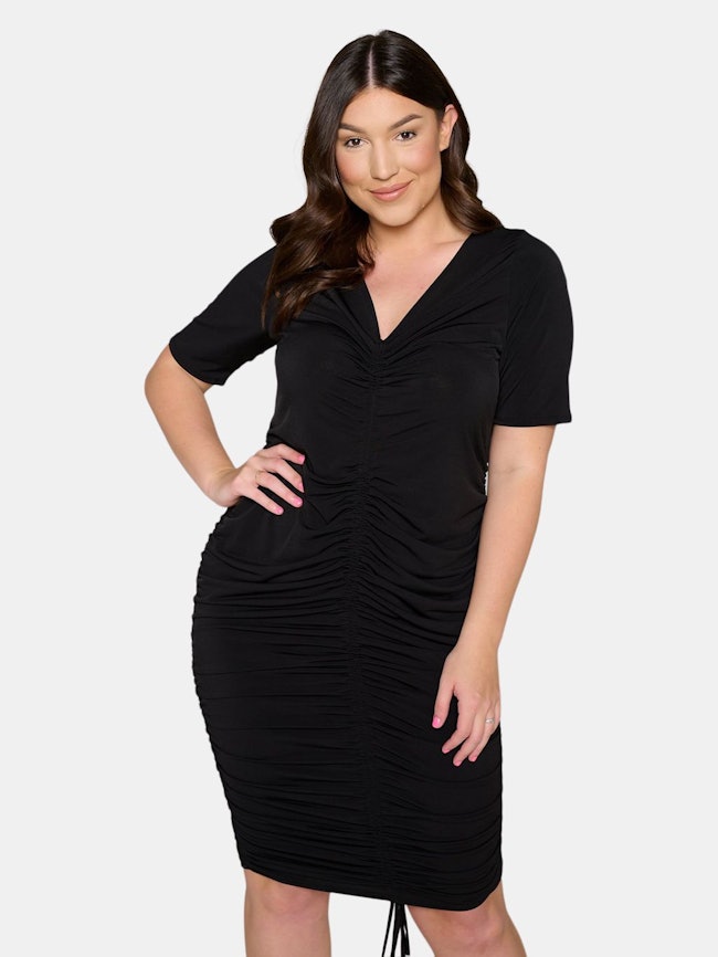 Ruched Midi Dress: additional image