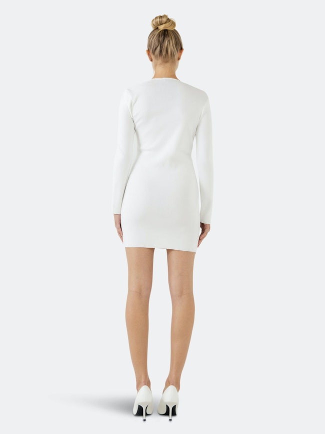 Cut Out Long Sleeve Mini Dress: additional image