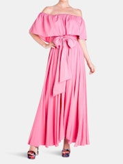 Morning Glory Maxi Dress - Bubble Gum Pink: image 1