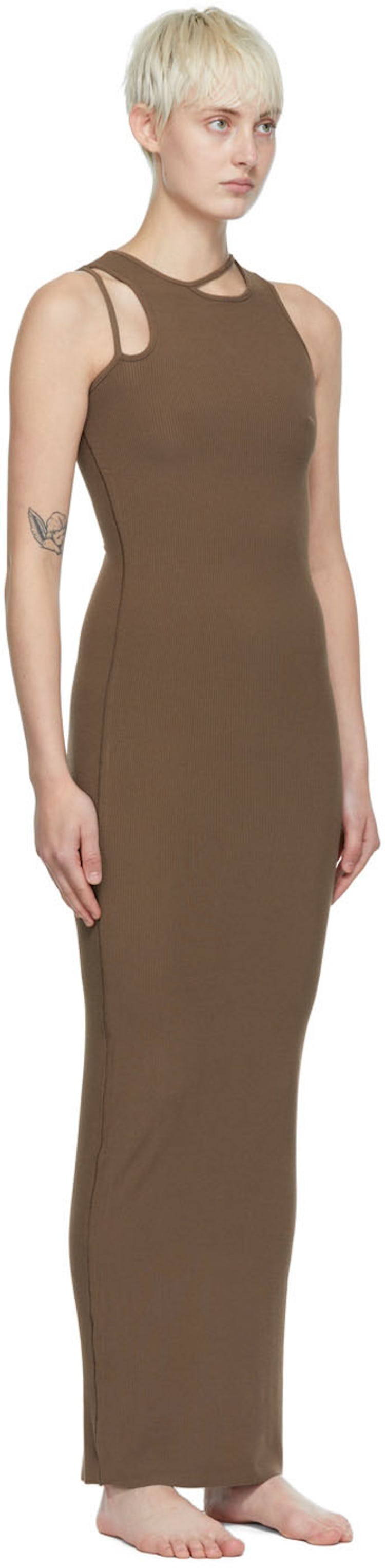 Brown Modal Maxi Dress: additional image