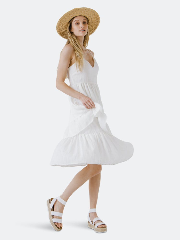 Two Tiered Midi Dress: image 1