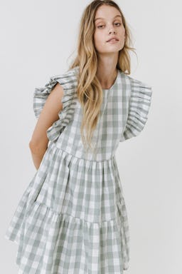 Gingham Mini Dress: additional image