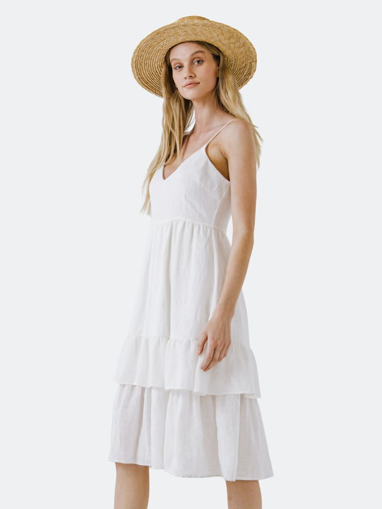 Two Tiered Midi Dress: additional image
