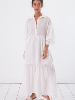 Long Sleeve Oversize Maxi Dress: additional image