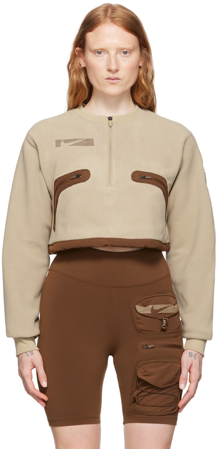 Beige CACT.US CORP Edition Sweatshirt: image 1